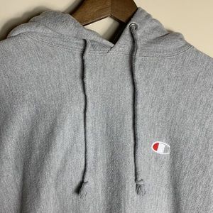 Champion Hoodie Light Grey Reverse Weave size Medium Brand New Heavy Oversized